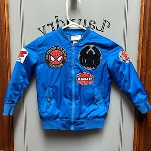 Spiderman Blue Superhero Costume Jacket